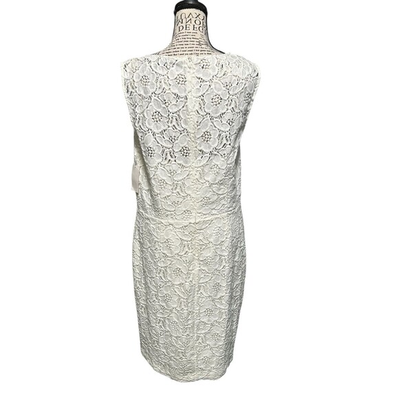 Cynthia Steffe White Kennedy Lace Sheath Dress size 12 NWT - Picture 4 of 8